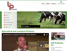Tablet Screenshot of lifeproductsinc.com